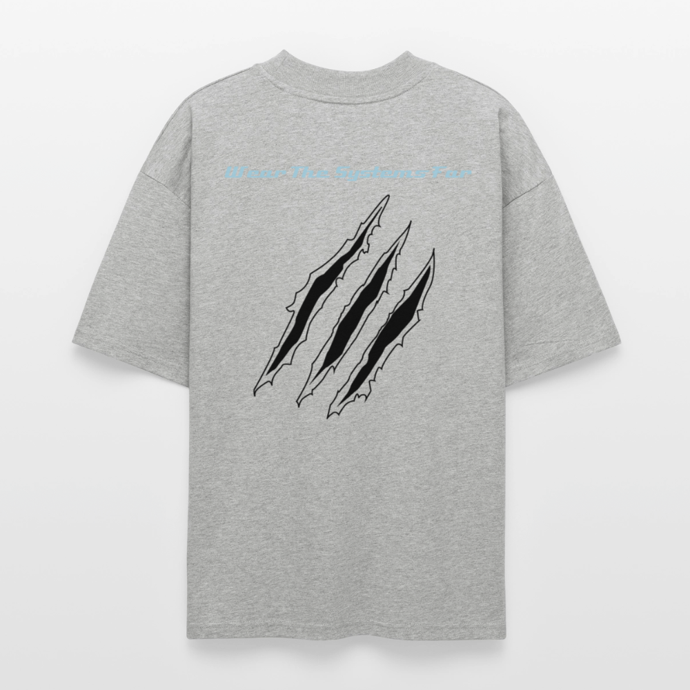 Stanley/Stella Blaster Oversized T-Shirt -- Exploited Clothing - heather gray