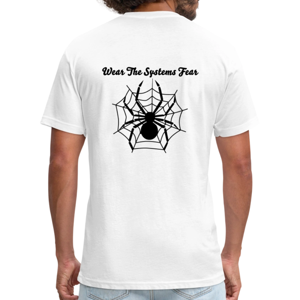 Fitted Cotton/Poly T-Shirt — Exploited Clothing - white