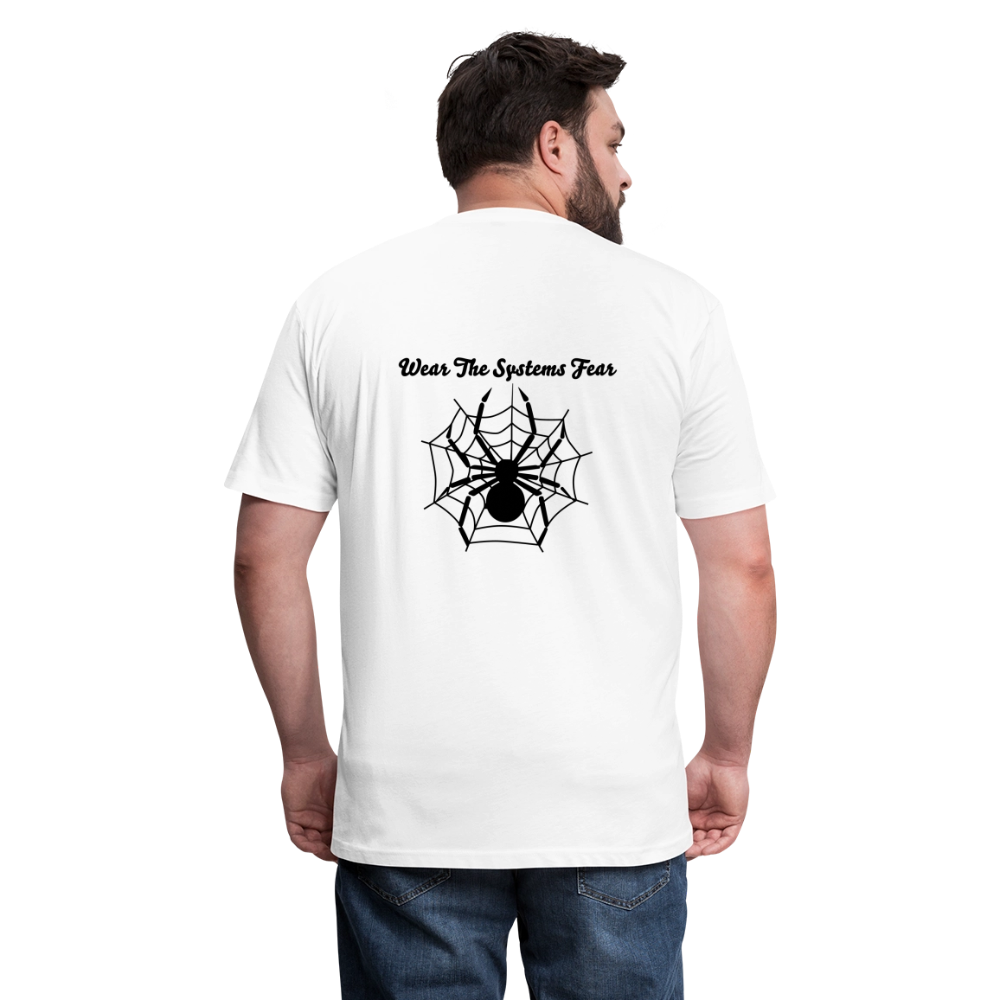 Fitted Cotton/Poly T-Shirt — Exploited Clothing - white