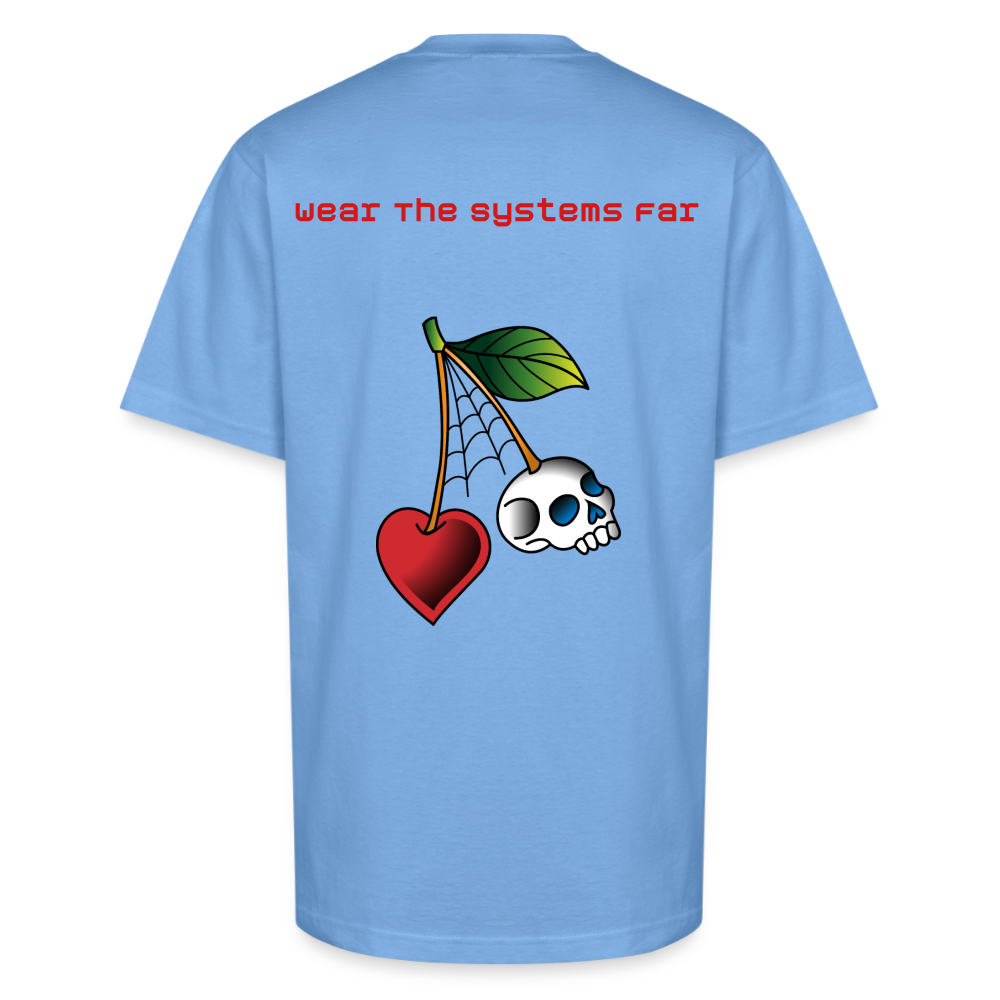 Unisex Oversized Heavyweight T-Shirt -- Exploited Clothing - sky blue