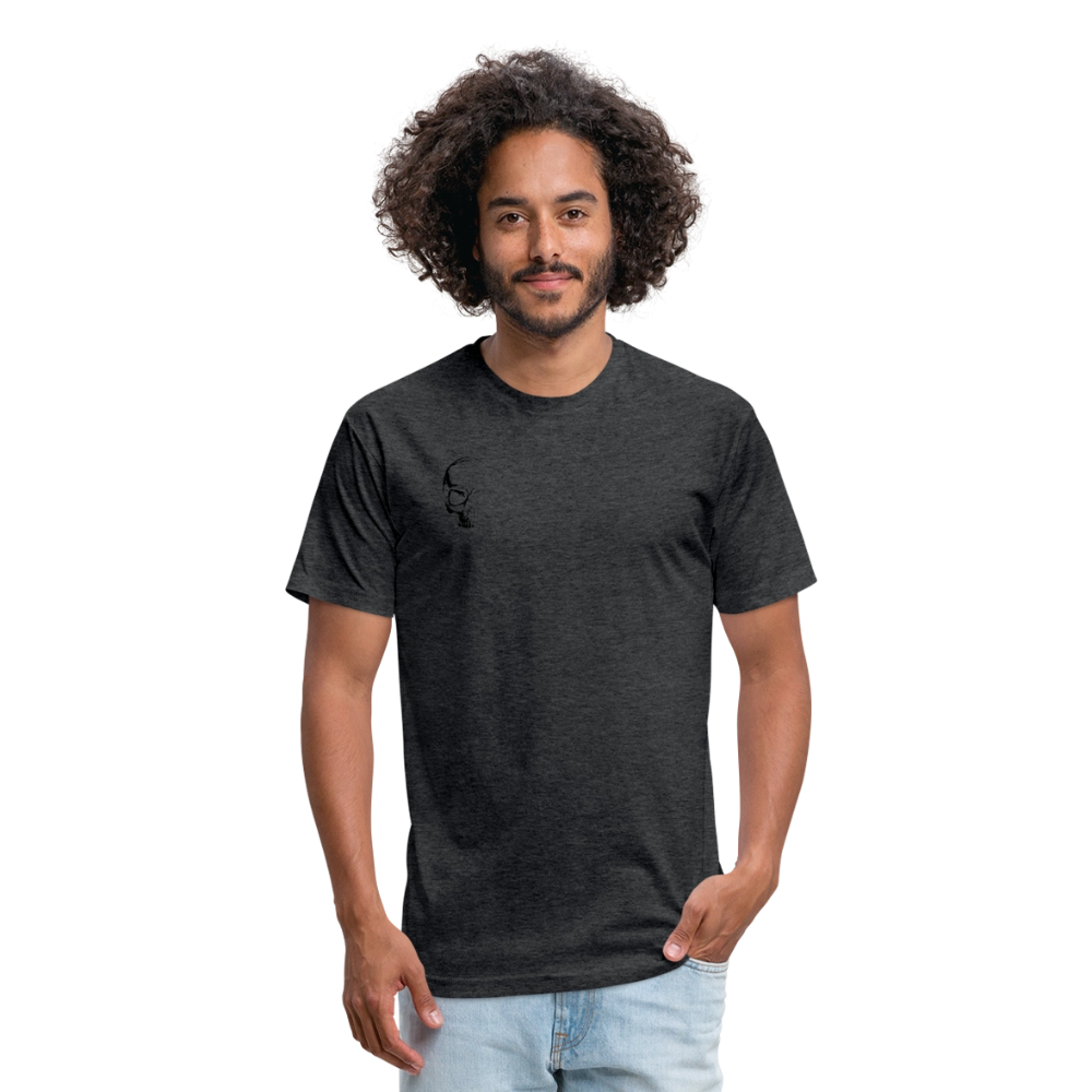 Fitted Cotton/Poly T-Shirt — Exploited Clothing - heather black