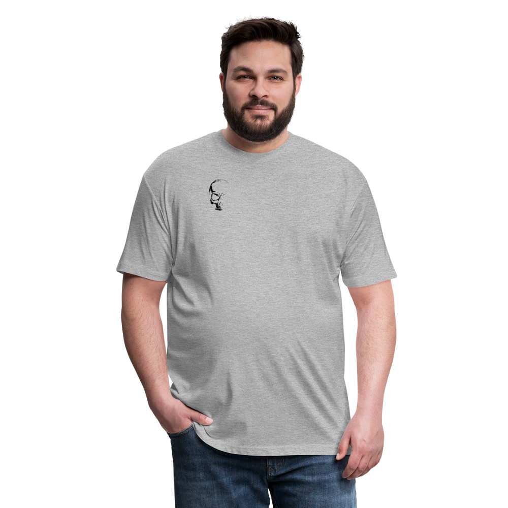 Fitted Cotton/Poly T-Shirt — Exploited Clothing - heather gray