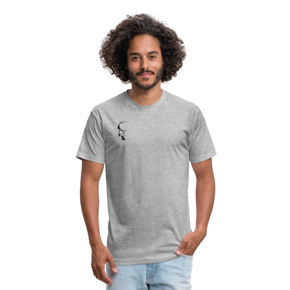 Fitted Cotton/Poly T-Shirt — Exploited Clothing - heather gray