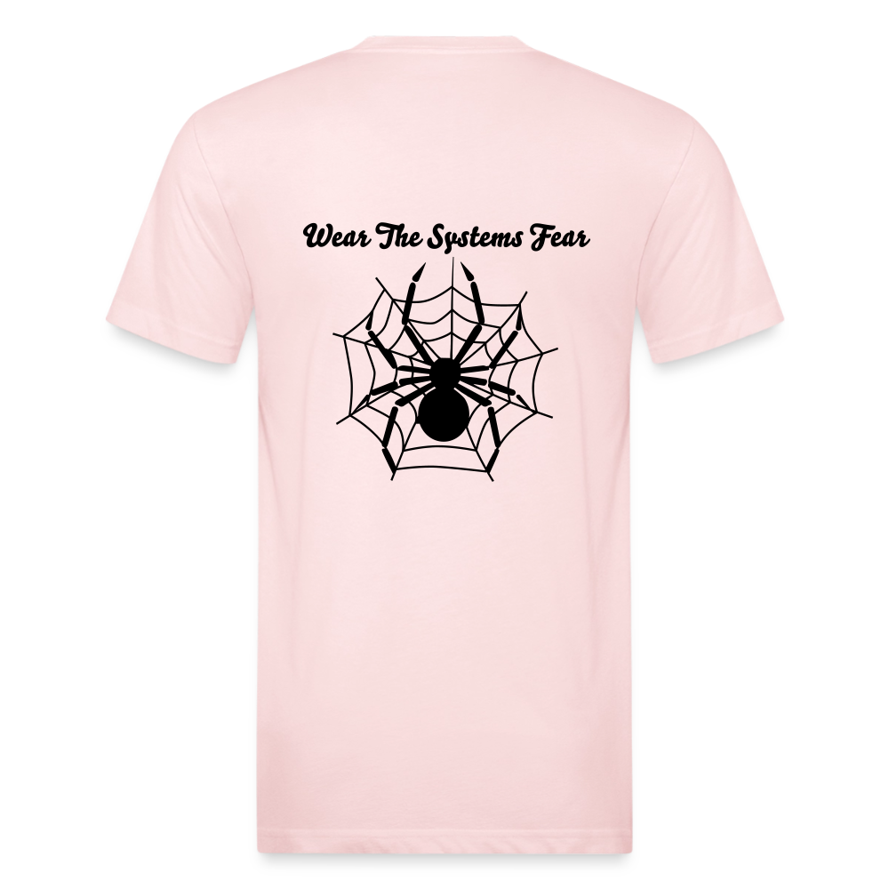 Fitted Cotton/Poly T-Shirt — Exploited Clothing - blush pink 
