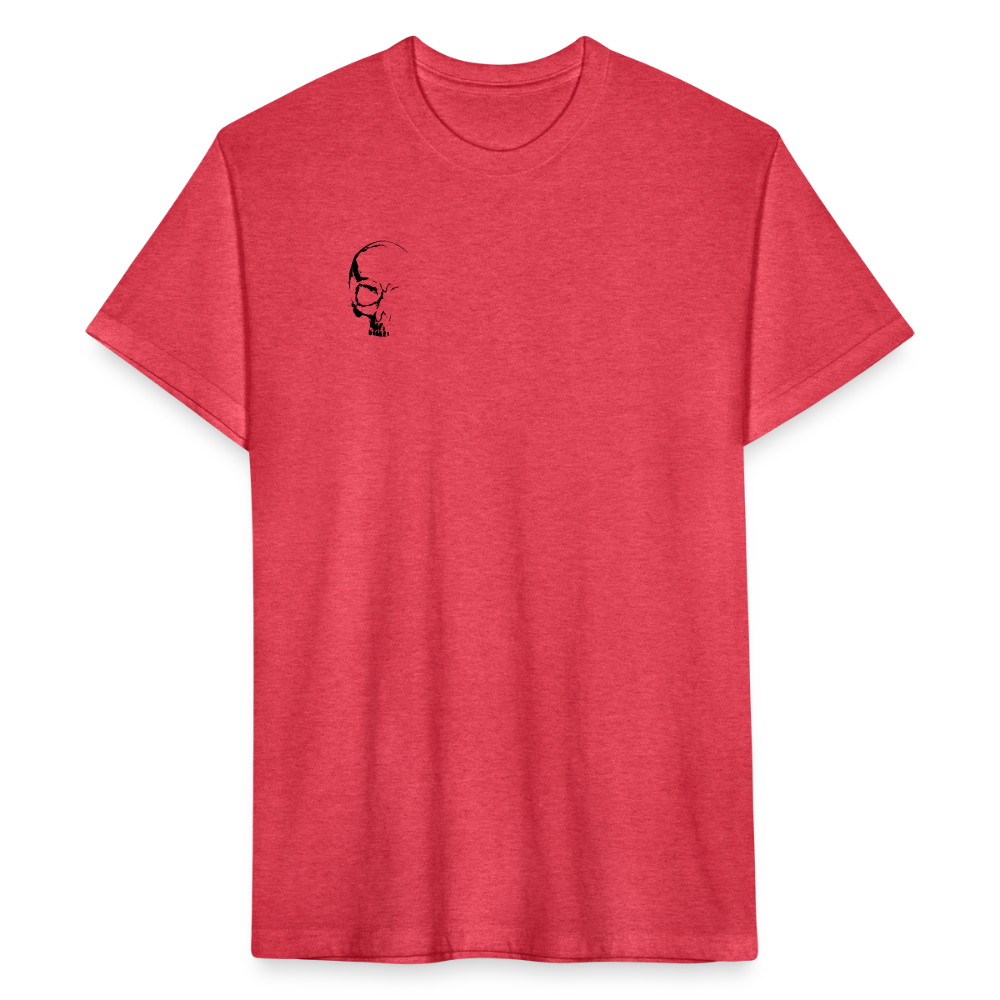 Fitted Cotton/Poly T-Shirt — Exploited Clothing - heather red