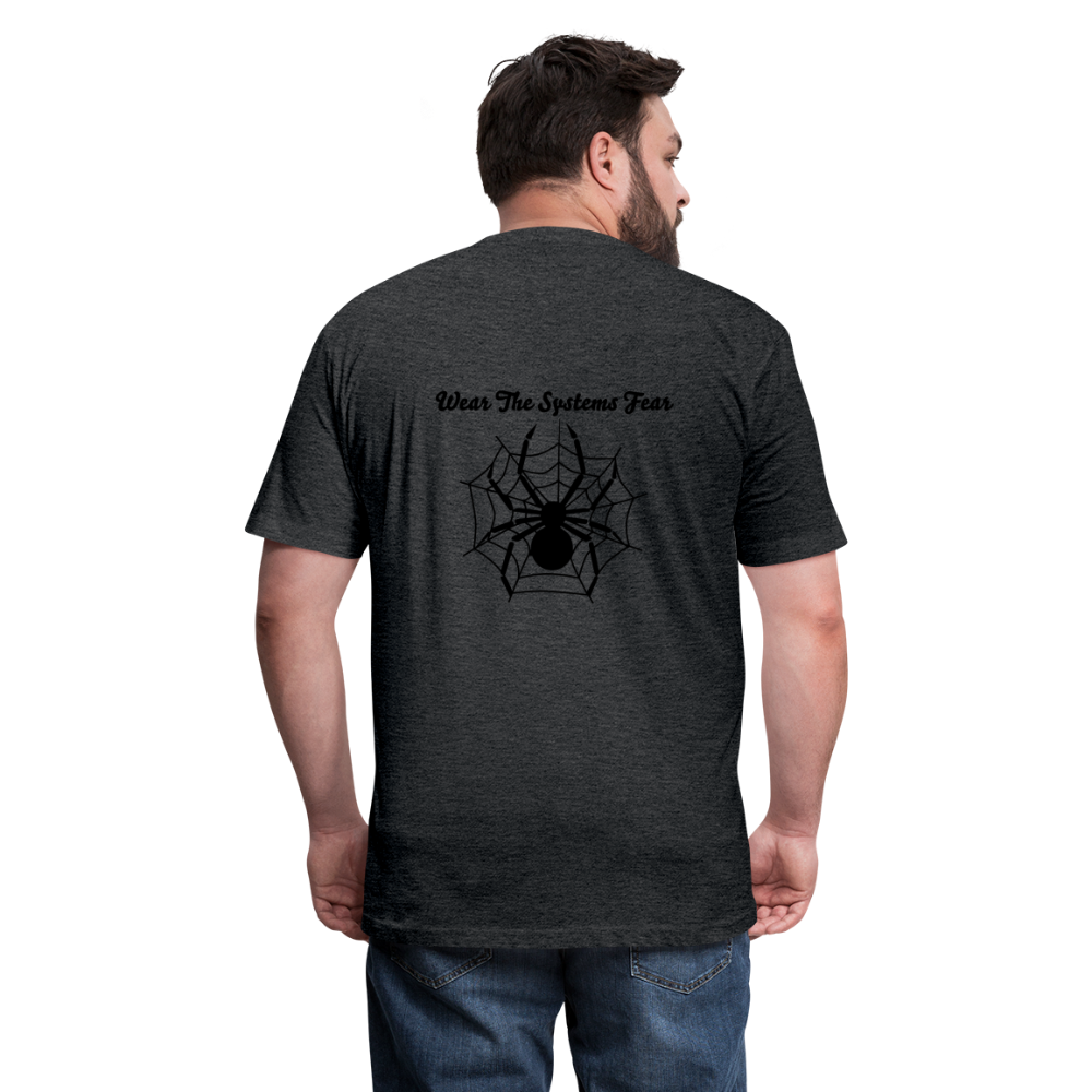 Fitted Cotton/Poly T-Shirt — Exploited Clothing - heather black