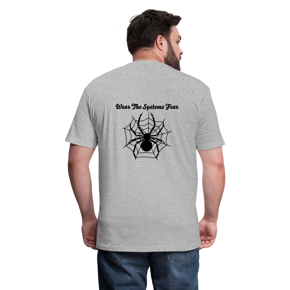 Fitted Cotton/Poly T-Shirt — Exploited Clothing - heather gray
