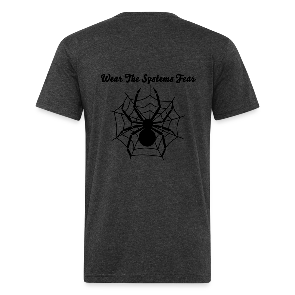 Fitted Cotton/Poly T-Shirt — Exploited Clothing - heather black