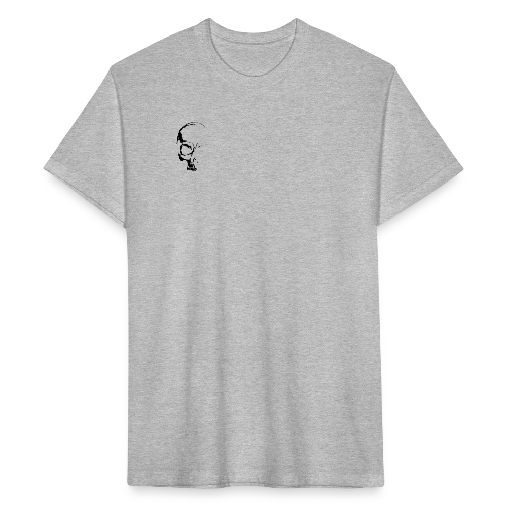 Fitted Cotton/Poly T-Shirt — Exploited Clothing - heather gray