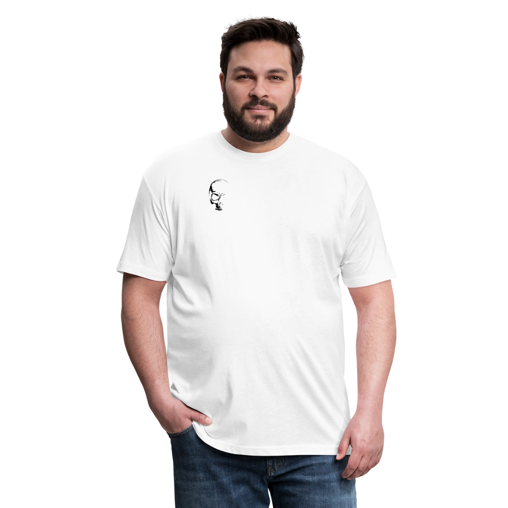 Fitted Cotton/Poly T-Shirt — Exploited Clothing - white